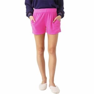 NWT Sundry Vibrant Soft Casual or Loungewear Pink Faux Sherpa Shorts Small